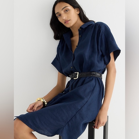 J. Crew Dresses & Skirts - J. CREW Baird McNutt Irish Linen Shirtdress Relaxed-fit